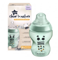 Tommee Tippee бутылочка для кормления Closer to nature, 260 мл., 0+, моно