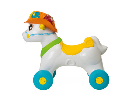Chicco каталка-качалка говорящая Лошадка Baby Rodeo